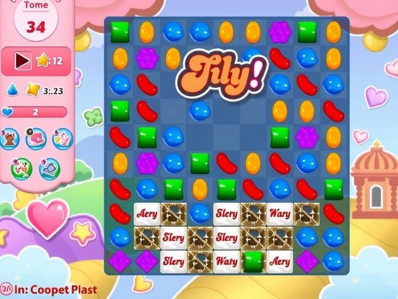Colorful candy matching gameplay from Candy Crush India Sparkle Candy Crush India Sparkle Gameplay